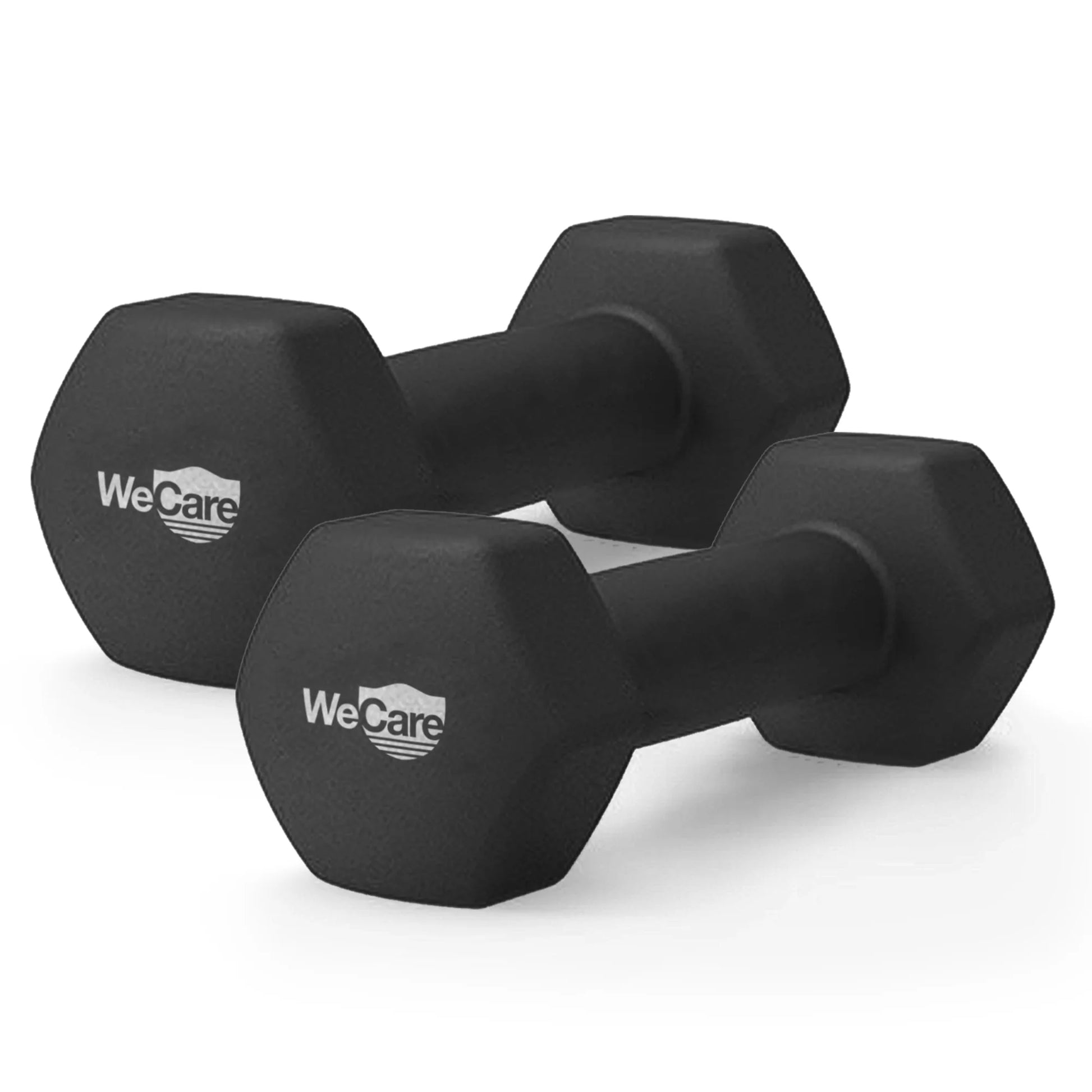 Fitness, 15Lb Neoprene Dumbbell, Pair - Black