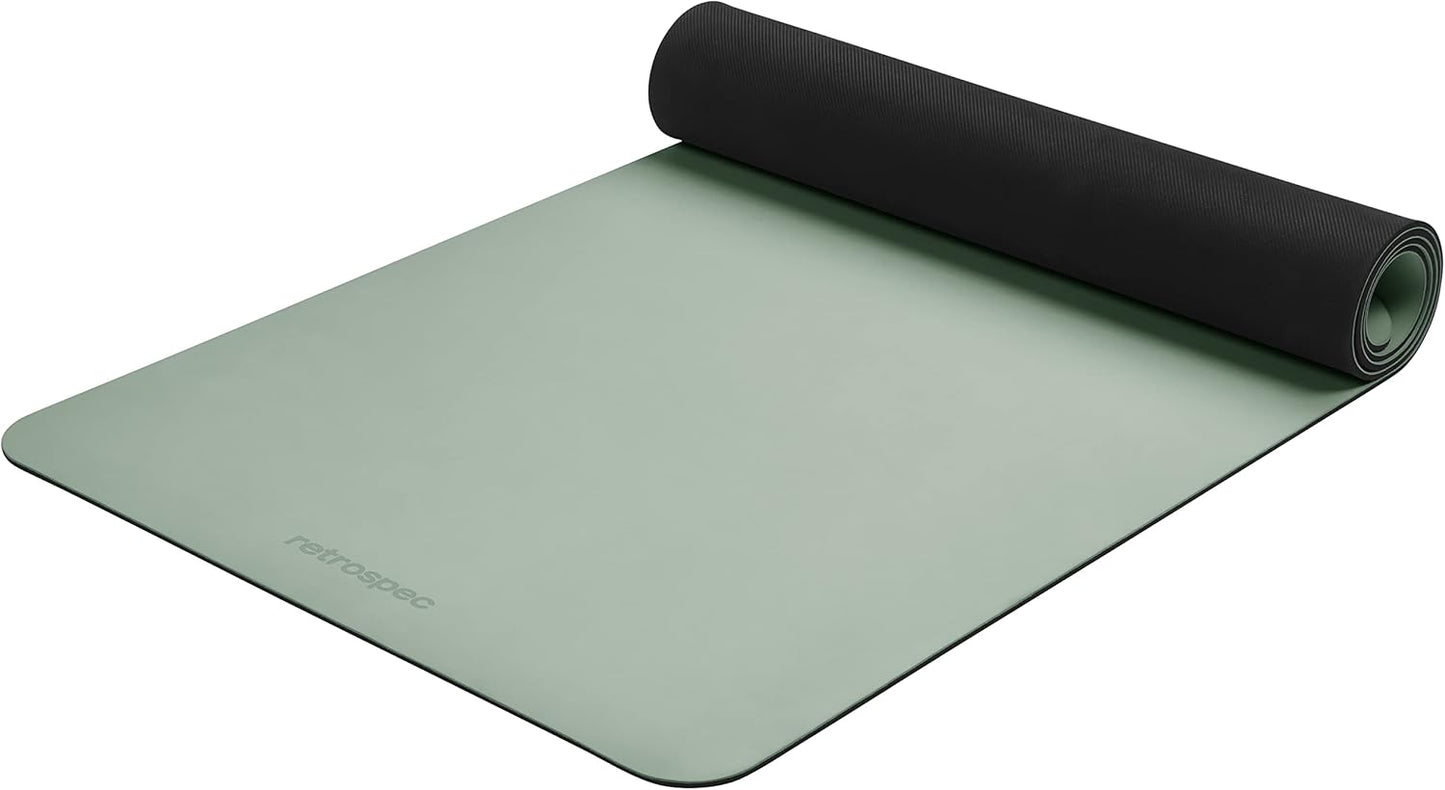 Laguna 5Mm Yoga Mat - Fitness Mat for Women, Men & Children, Slip-Resistant and Moisture Absorbing Exercise Mat for Home, Pilates, Yoga and Floor Workouts