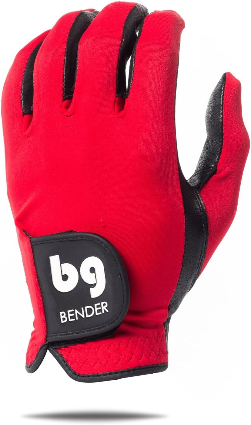 Bender - Mens Golf Glove, Durable Spandex Golf Gloves, Unique Golf Gloves