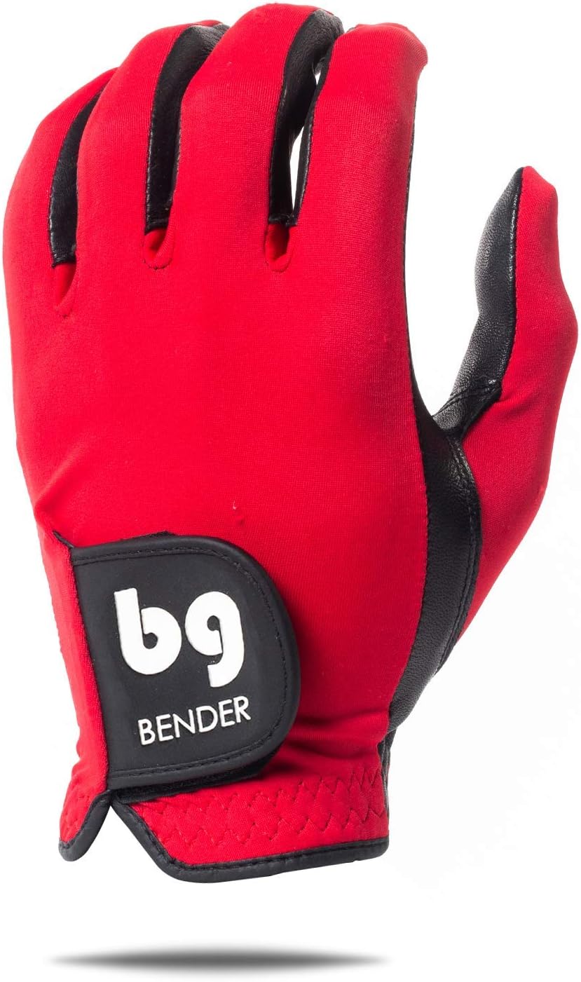 Bender - Mens Golf Glove, Durable Spandex Golf Gloves, Unique Golf Gloves