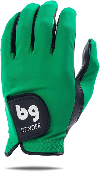 Bender - Mens Golf Glove, Durable Spandex Golf Gloves, Unique Golf Gloves