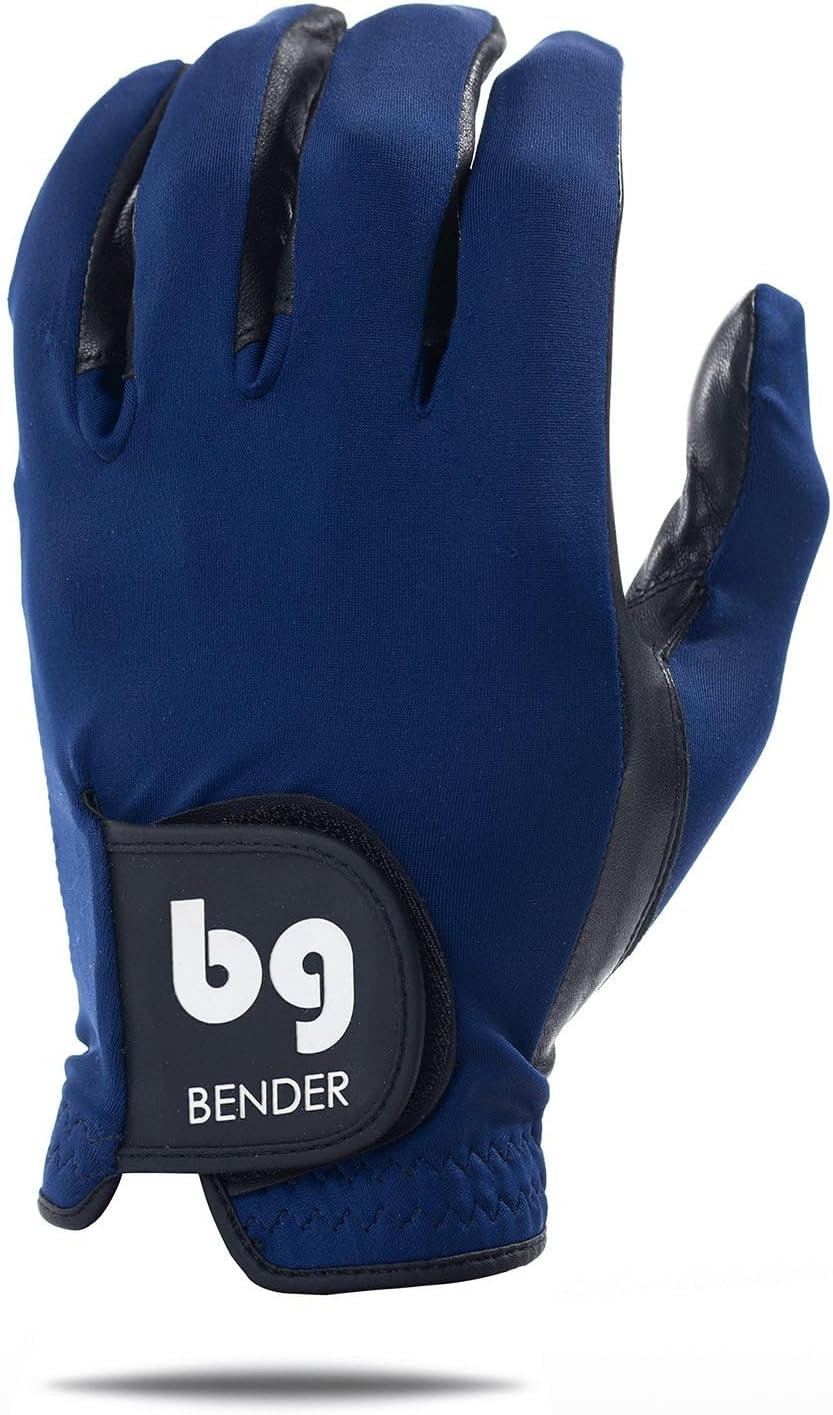 Bender - Mens Golf Glove, Durable Spandex Golf Gloves, Unique Golf Gloves