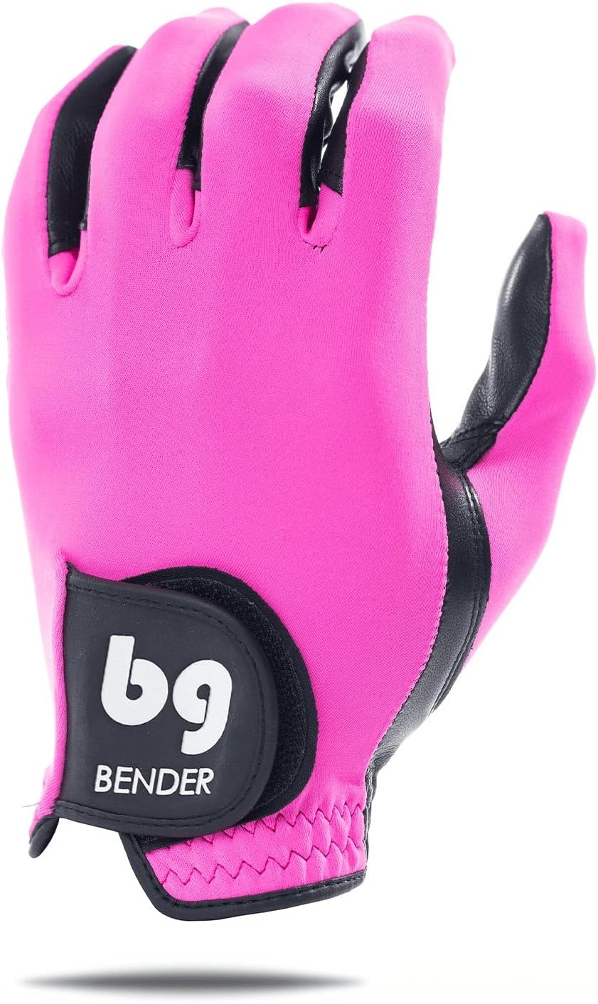 Bender - Mens Golf Glove, Durable Spandex Golf Gloves, Unique Golf Gloves