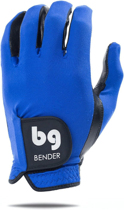 Bender - Mens Golf Glove, Durable Spandex Golf Gloves, Unique Golf Gloves