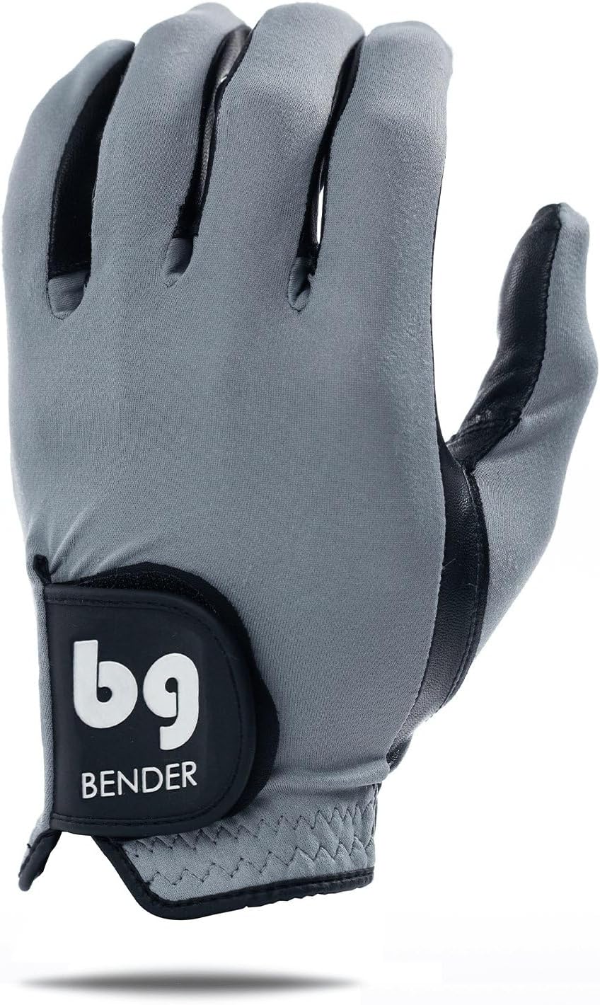 Bender - Mens Golf Glove, Durable Spandex Golf Gloves, Unique Golf Gloves