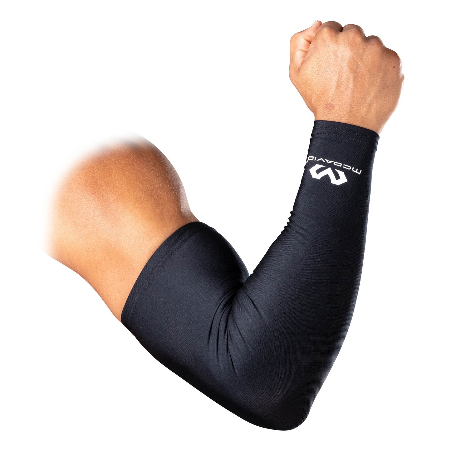 Sport Polyester Compression Arm Sleeves (2 Pack) – Black, Unisex, Large/X-Large, Ideal for Sports & Performance Support