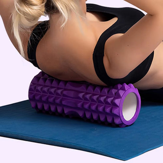 26cm Yoga Foam Roller – Pilates, Fitness, and Back Massage Roller for Home & Gym Use