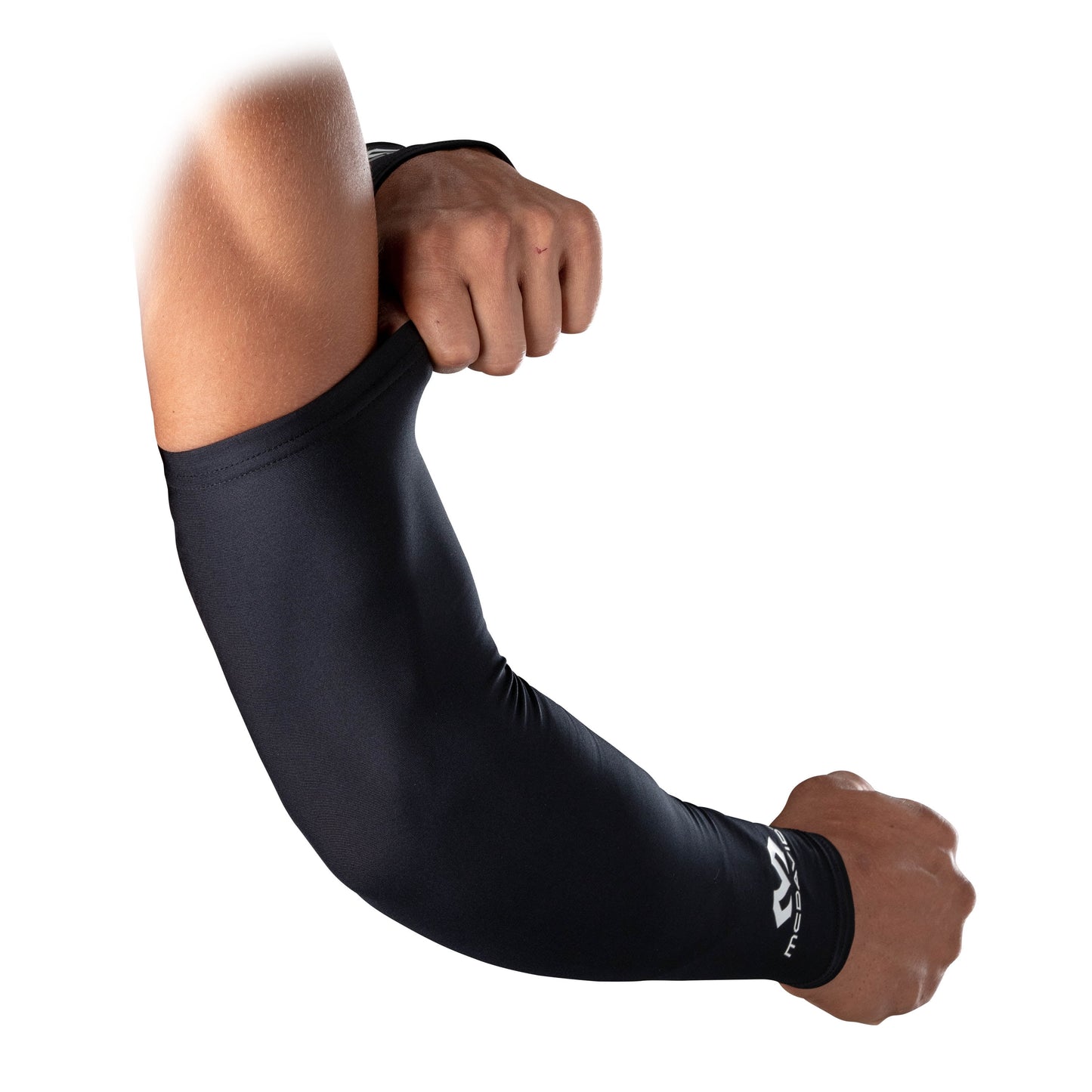 Sport Polyester Compression Arm Sleeves, 2 Pack, Black Adult Unisex Large/X-Large, Unisex